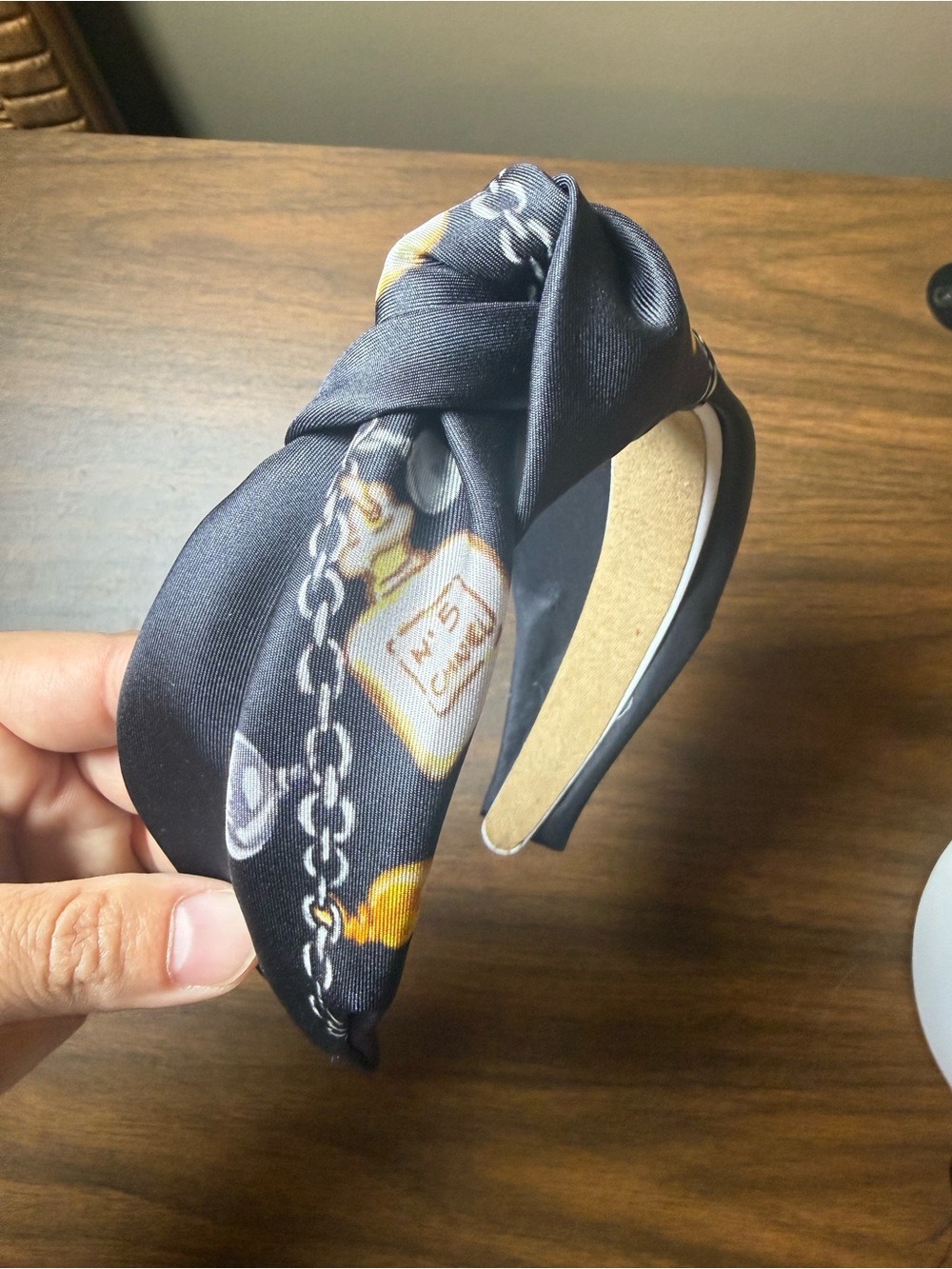 Chanel chain headband